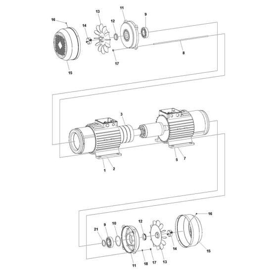 Frequency Converter Assembly for Husqvarna CF 67 T Drive Unit