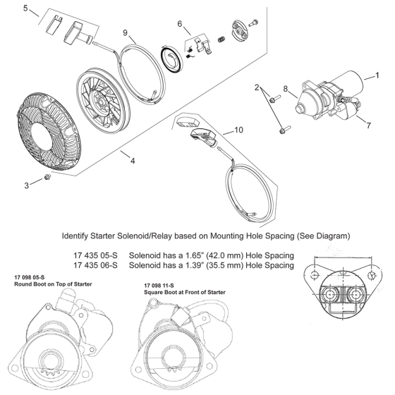 Starting  for Kohler CH440TF Engines