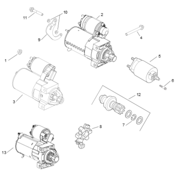 Starting for Kohler CH730LP Engines