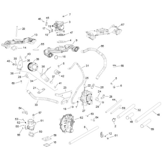 Fuel System for Kohler CH730LP Engines