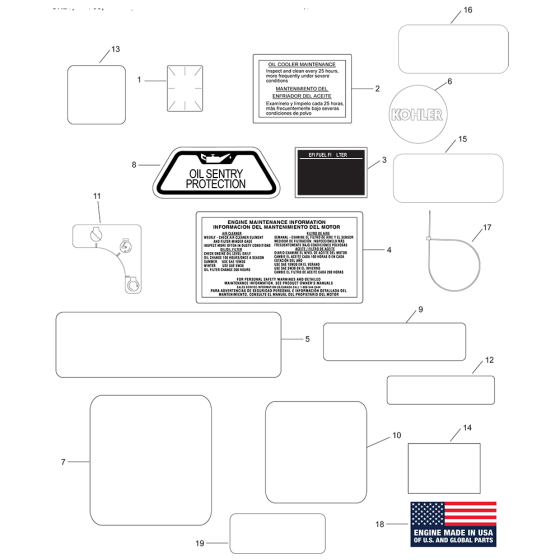 Identification for Kohler CH735 Engines