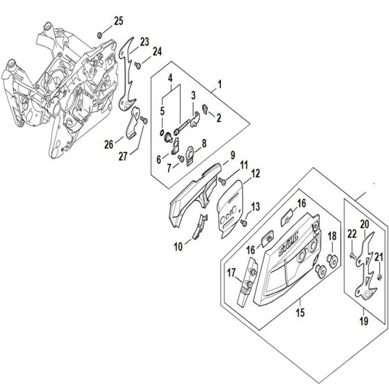 Chain Tensioner Assy for Stihl MS 500i Chainsaw