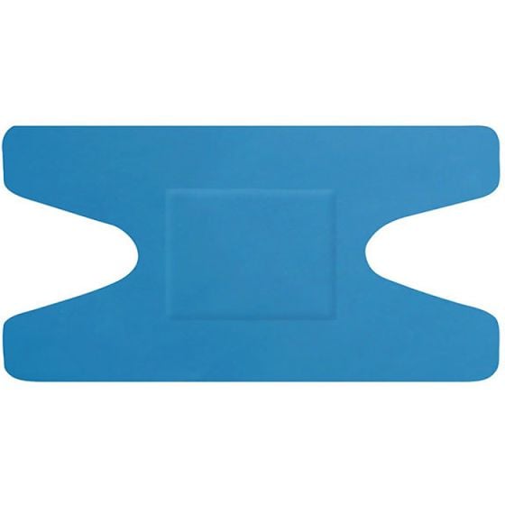 Knuckle Plasters Detectable ideal Food Industry use 74 x 38mm Blue Box 50