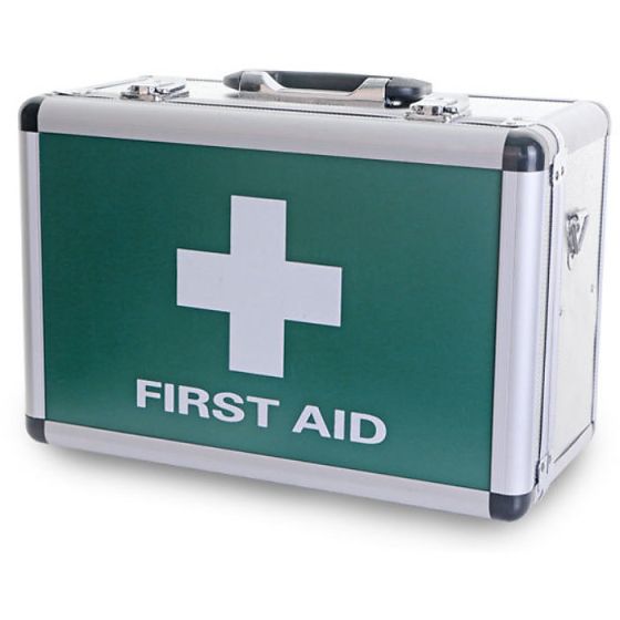 Aluminium First Aid Case Ideal for 1 person kits 34.5 x 23 x 17cm Large