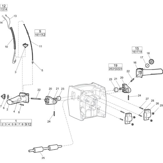 Handle Assembly for Atlas Copco Cobra Combi Breakers