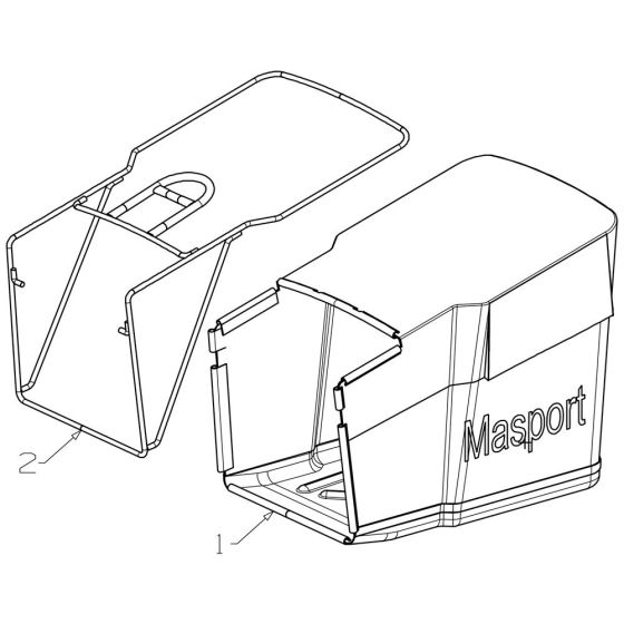 Catcher Assembly for Masport Contractor (2017 Apr 478751) Mower