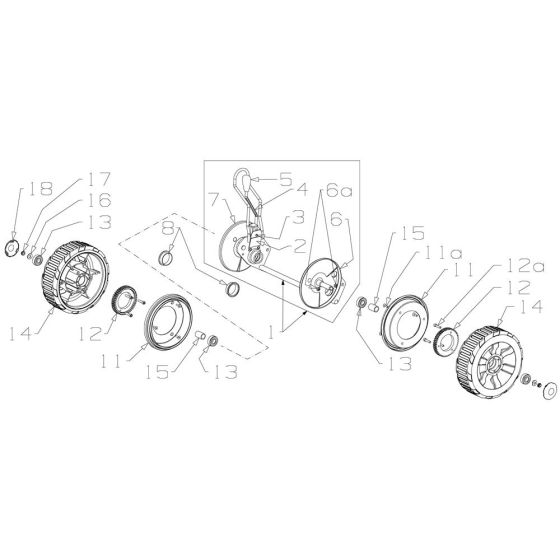 Wheel Assembly for Morrison Contractor (2017 Dec 467799) Commercial Mower