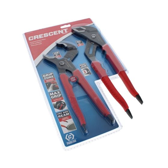 Crescent Super Grip Tongue & Groove Plier 2 Piece Set (254mm & 305mm) - OEM No. CRE400SGSET2