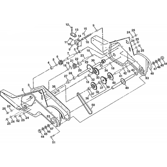 Transmission Assembly for Husqvarna CRT 35 Cultivator/Tiller