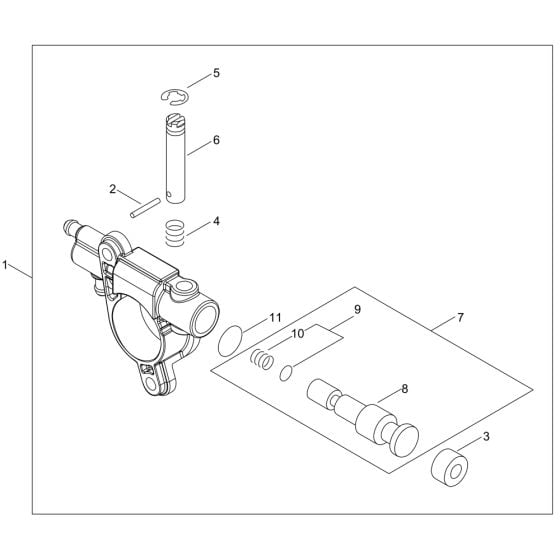 Oiler for ECHO CS-2511TES Chainsaw