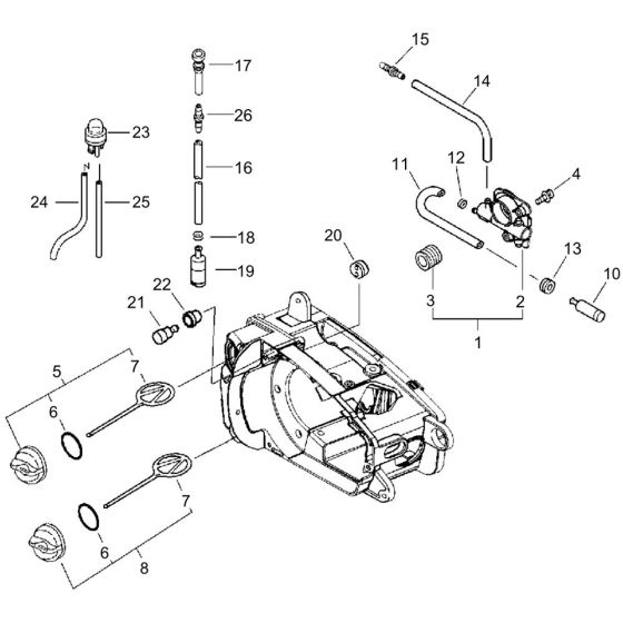 Auto-Oiler for ECHO CS-2600ES Chainsaw