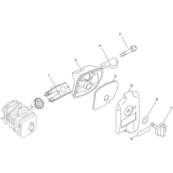 Air Cleaner for ECHO CS-280TES Chainsaw