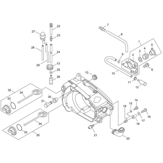 Auto-Oiler for ECHO CS-280WES Chainsaw