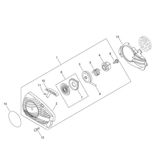 Recoil Starter for ECHO CS-281WES Chainsaw