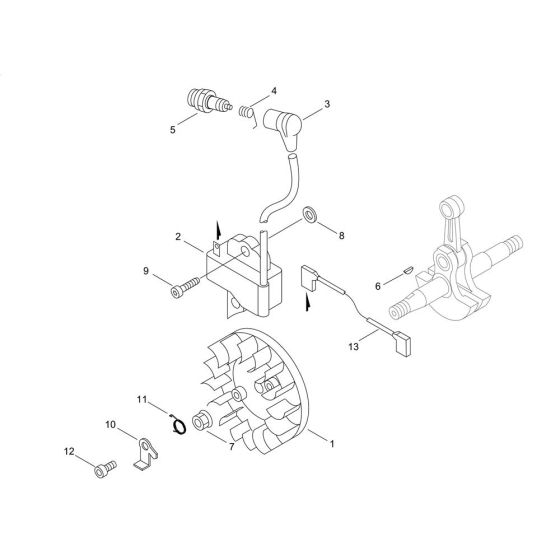 Magneto for ECHO CS-3510ES Chainsaw