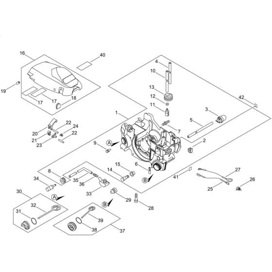 Engine Cover for ECHO CS-352AC Chainsaw