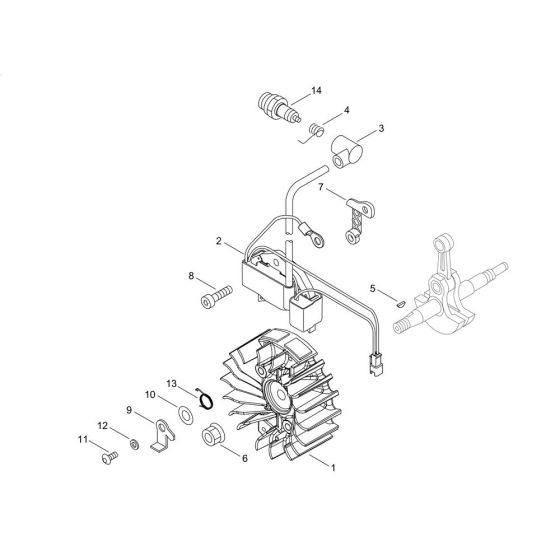 Magneto for ECHO CS-352AC Chainsaw