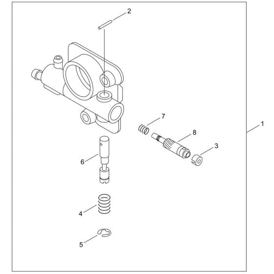 Oiler for ECHO CS-355T Chainsaw