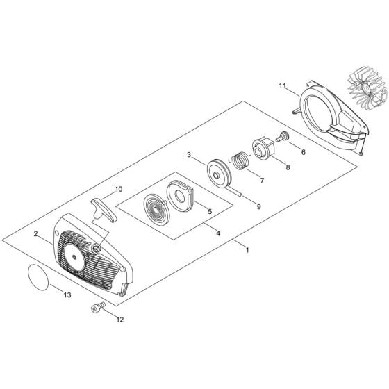 Recoil Starter for ECHO CS-355T Chainsaw