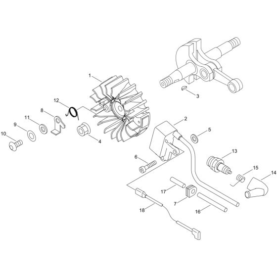 Magneto for ECHO CS-362TES Chainsaw