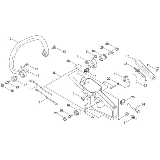 Handle for ECHO CS-362WES Chainsaw