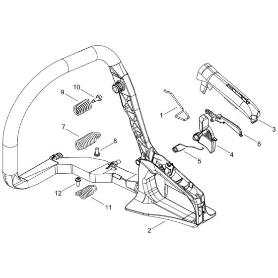 Handle for ECHO CS-4010 Chainsaw