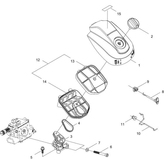 Air Cleaner for ECHO CS-500ES Chainsaw