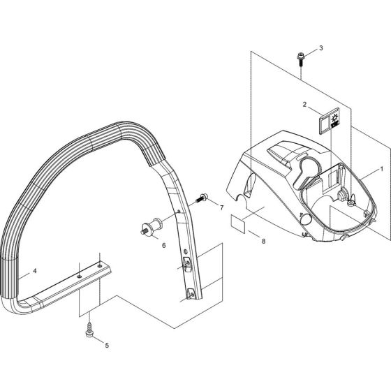 Handle for ECHO CS-500ES Chainsaw