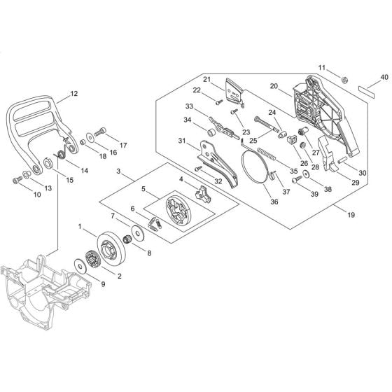 Chain Brake for ECHO CS-510 Chainsaw