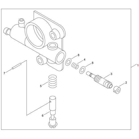 Oiler for ECHO CS-621SX Chainsaw