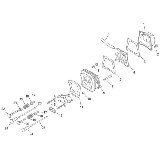 CylinderHead/Breather for Kohler CS12 Engines