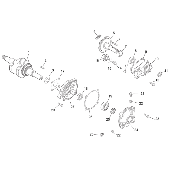 CrankShaft for Kohler CS6 Engines