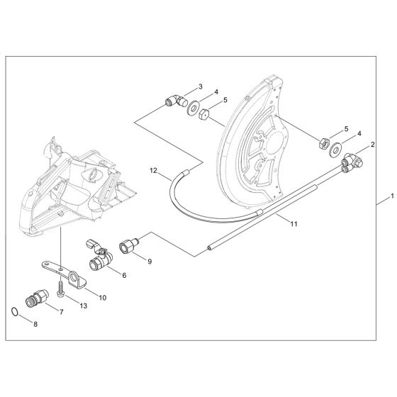 Water System Kit for ECHO CSG-7410ES Disc Cutter