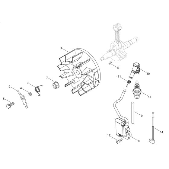 Magneto for ECHO CSG-7410ES Disc Cutter