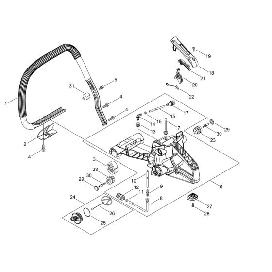 Handle for ECHO CSG-7410ES Disc Cutter