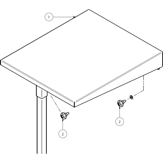 Table Extension Assembly for Norton Clipper CST120-230V Table Saw