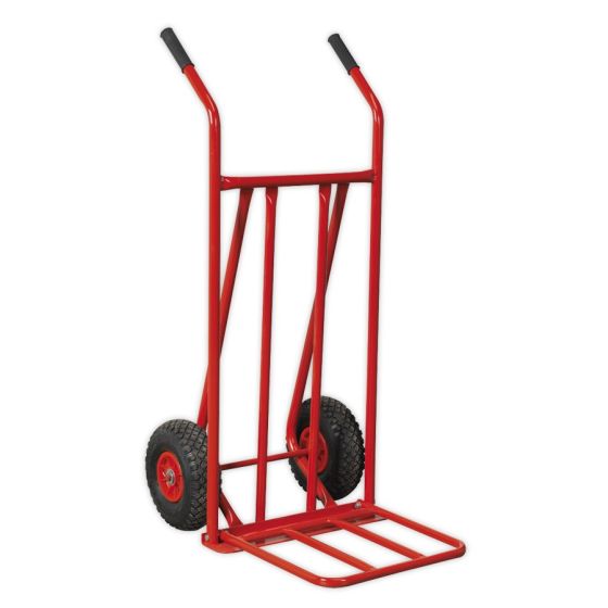 Sack Truck with Pneumatic Tyres 150kg Foldable Toe Sealey Part No. CST800