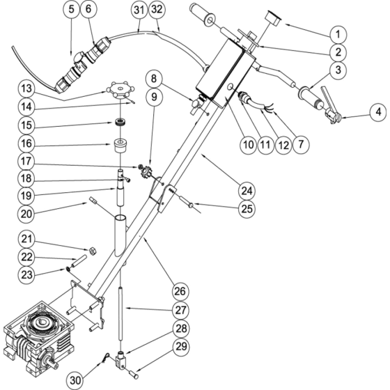 Frame Assembly for Norton Clipper CT601E Power Float