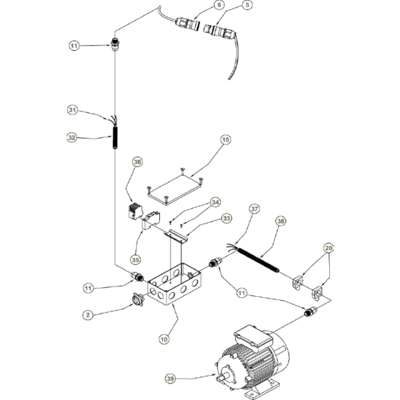 Electrical System Assembly for Norton Clipper CT601E Power Float