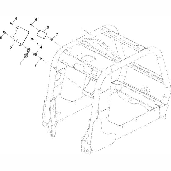 Controls (Diesel Only) Assembly for Altrad Belle RPX35 Reversible Plate