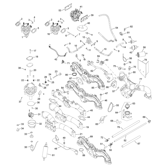 Fuel System for Kohler CV18 Engines