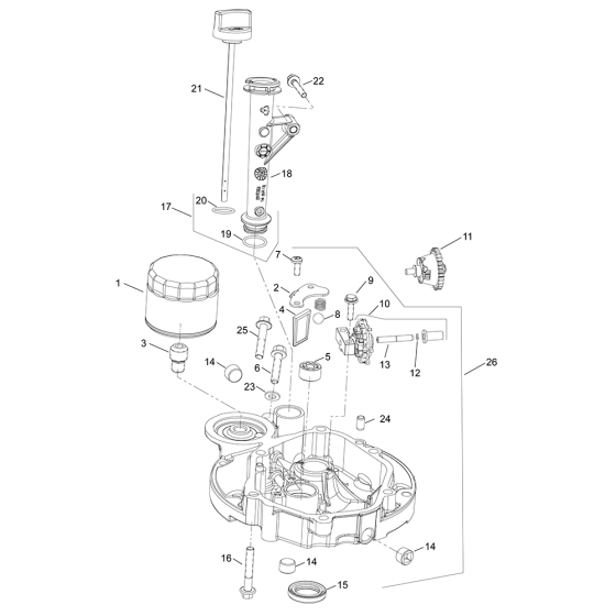 Lubrication for Kohler CV224 Engines