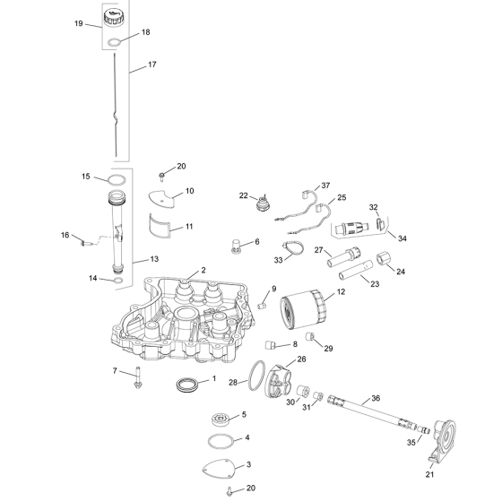 Lubrication  for Kohler CV493 Engines