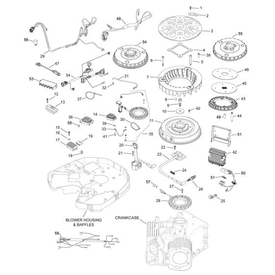 Ignition/Charging for Kohler CV940 Engines