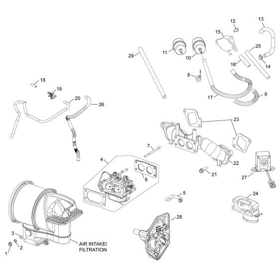 Fuel System for Kohler CV980 Engines