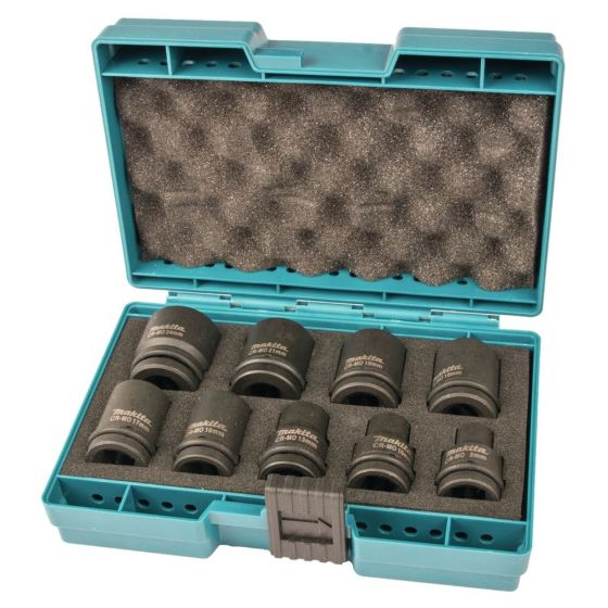 9pc Impact Socket Set 1/2" Sq, Makita OEM No. D-41517