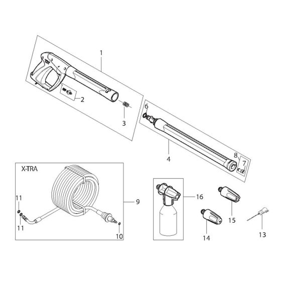 Accessories for Nilfisk D130.4-9 PAD Pressure Washer