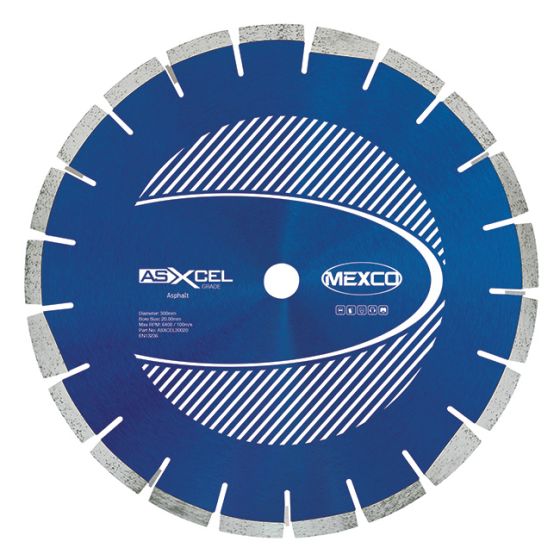 Mexco 300mm Diamond Blade Asphalt XCEL Grade