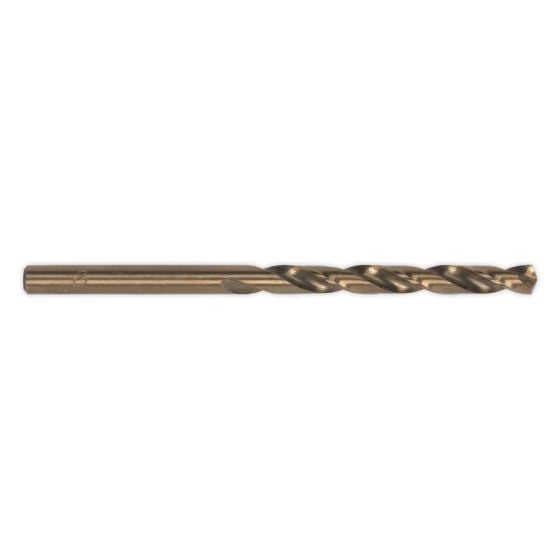 HSS Cobalt Fully Ground Drill Bit 2.5mm Pack of 10 Sealey Part No. DB025CB