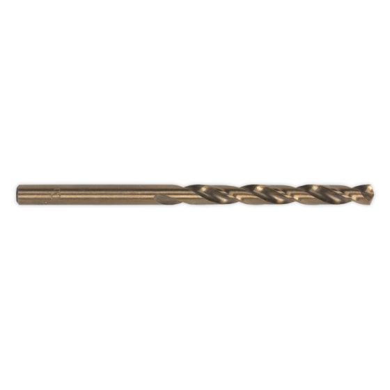 HSS Cobalt Fully Ground Drill Bit 3mm Pack of 10 Sealey Part No. DB030CB